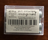N35 D13 X 2mm CrZn Ndfeb Disc Magnet High Strength Packed In Plastic Tube