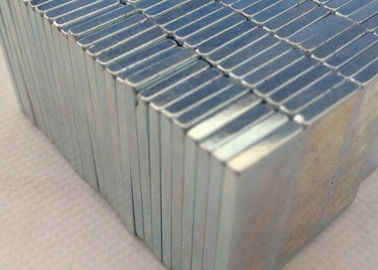 কেনা N50 উজ্জ্বল সিলভার Neodymium স্থায়ী চুম্বক ব্লক দস্তা আবরণ online manufacture
